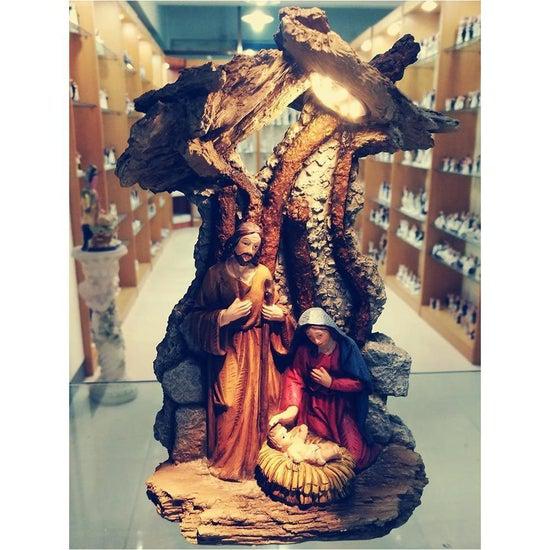 Jesus, Mother Mary and Father Joseph Family Figurine-Casa Decor