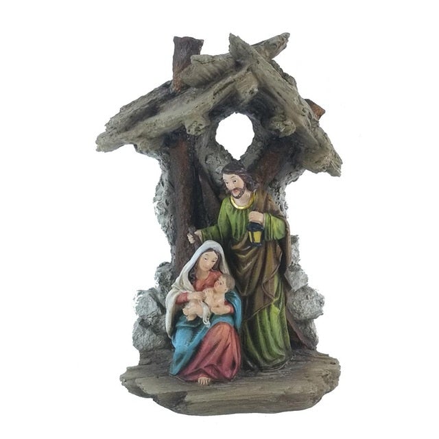 Baby Jesus, Mother Mary and Joseph Figurine-Casa Decor